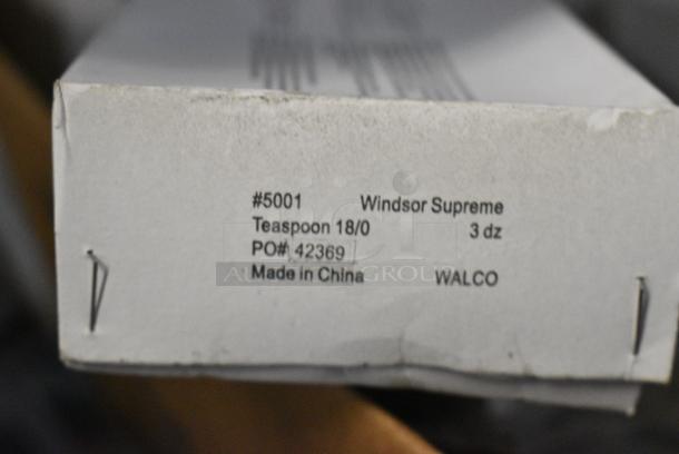 ALL ONE MONEY! Lot of BRAND NEW Boxes of Silverware Including Windsor 5001 Teaspoons, - Image 3 of 3