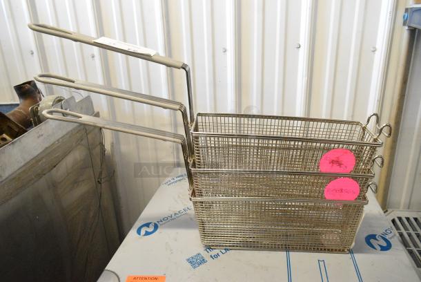 3 BRAND NEW! Allpoints 1691054 Metal Fry Baskets. 3 Times Your Bid! - Image 1 of 3