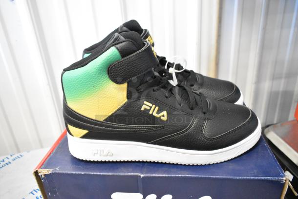 2 Pairs of Shoes; Fila A High Fade Size 10 and Deer Stags Brooklyn Black Shoe Size 11. 2 Times Your Bid! - Image 1 of 7