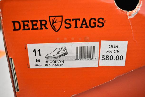 2 Pairs of Shoes; Fila A High Fade Size 10 and Deer Stags Brooklyn Black Shoe Size 11. 2 Times Your Bid! - Image 5 of 7