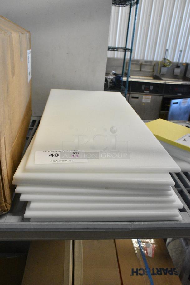 8 BRAND NEW SCRATCH AND DENT! White Cutting Board. 8 Times Your Bid! - Image 1 of 2