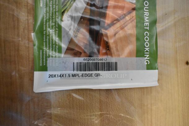 BRAND NEW SCRATCH AND DENT! John Boos CB1050-1M2014150 20x14x1 Wooden Cutting Board - Image 4 of 4