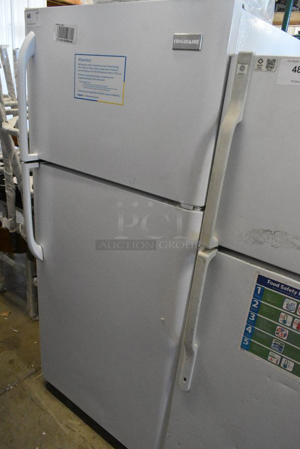 2017 Frigidaire FFTR1814QW9B Metal Cooler w/ Freezer. 115 Volts, 1 Phase. Cannot Test Due To Cut Power Cord - Image 1 of 7
