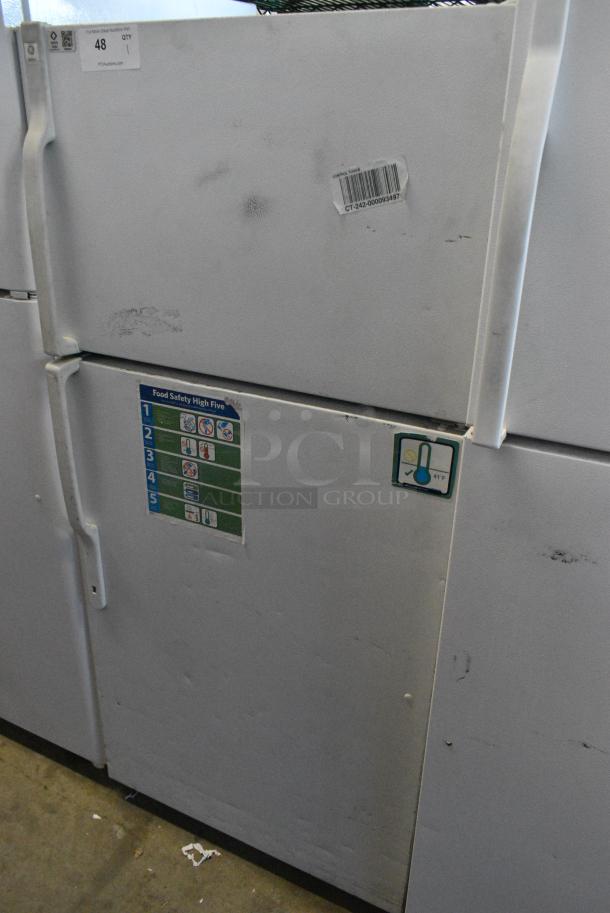 General Electric GE STS16ABSARWW Metal Cooler w/ Freezer. 115 Volts, 1 Phase. Tested and Working! - Image 1 of 6