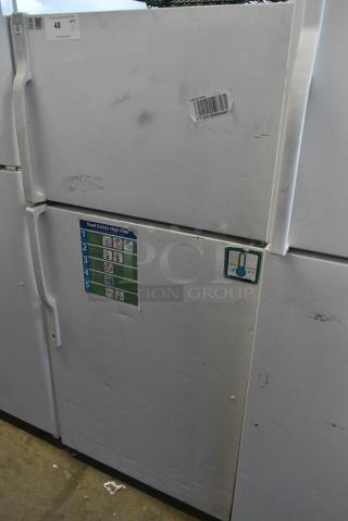 General Electric GE STS16ABSARWW Metal Cooler w/ Freezer. 115 Volts, 1 Phase. Tested and Working! - Item #1155019