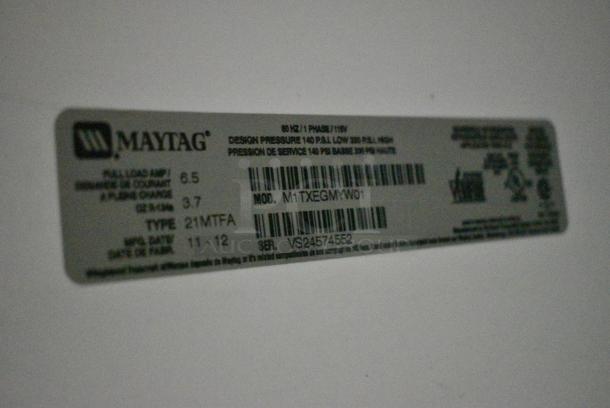 Maytag M1TXEGMYW01 Metal Cooler w/ Freezer. 115 Volts, 1 Phase. Tested and Working! - Image 7 of 7