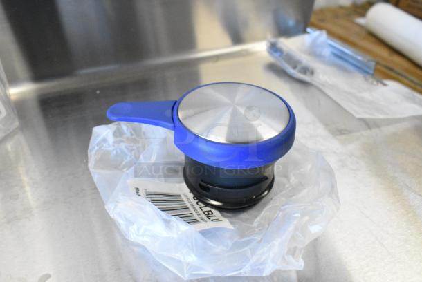 8 Various BRAND NEW SCRATCH AND DENT! Items Including Stainless Steel Cylindrical Drop In Bin, Stainless Steel Drop In Bin, FCCLBLU Knob, Poly Liquid Measuring Cups. 8 Times Your Bid! - Image 5 of 8