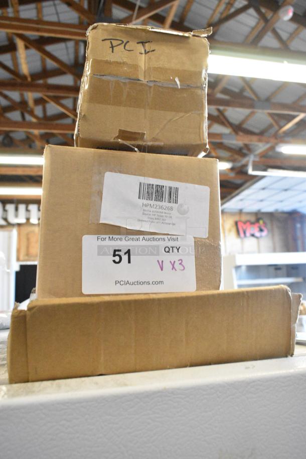 3 Various BRAND NEW SCRATCH AND DENT! Items Including 304FND314W Acopa Foundations 11 oz. White Narrow Rim Melamine Bowl - 12/Case, HPM236268 Moffat M236268 Motor, 4078CITORTP Choice 8" Cast Iron Tortilla Press. 3 Times Your Bid! - Image 1 of 10