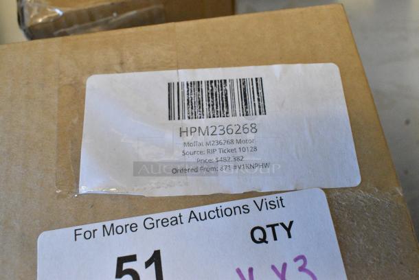 3 Various BRAND NEW SCRATCH AND DENT! Items Including 304FND314W Acopa Foundations 11 oz. White Narrow Rim Melamine Bowl - 12/Case, HPM236268 Moffat M236268 Motor, 4078CITORTP Choice 8" Cast Iron Tortilla Press. 3 Times Your Bid! - Image 4 of 10