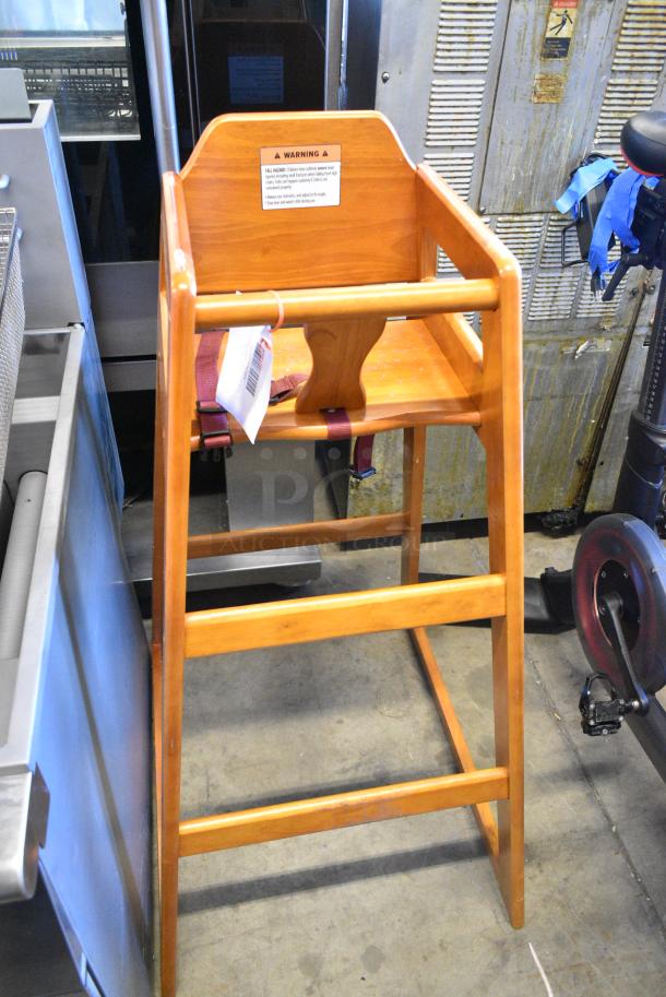 2 BRAND NEW SCRATCH AND DENT!  Lancaster Table & Seating Bar Height Wooden High Chair Including 164BWHCKDWN. 2 Times Your Bid! - Image 4 of 5