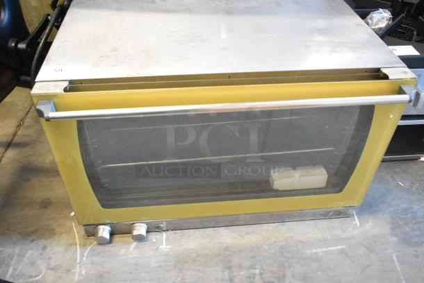 Cadco Unox XAF193 Stainless Steel Commercial Countertop Electric Powered Convection Oven. 230/400 Volts. - Image 1 of 5