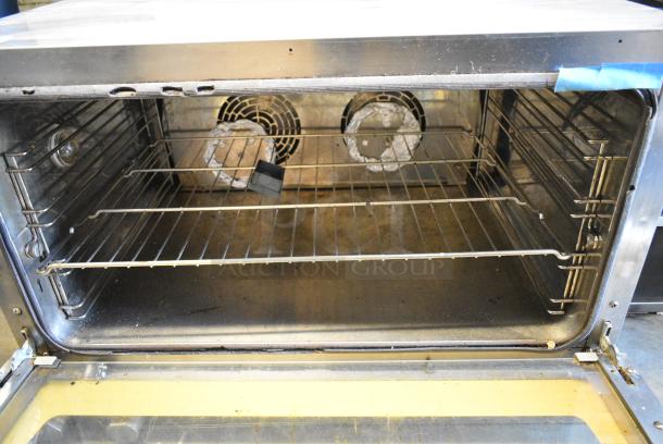 Cadco Unox XAF193 Stainless Steel Commercial Countertop Electric Powered Convection Oven. 230/400 Volts. - Image 3 of 5