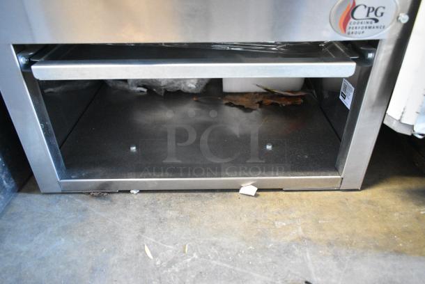 BRAND NEW SCRATCH AND DENT! Cooking Performance Group CPG 351CPGSP18N Stainless Steel Commercial Natural Gas Powered Single Burner Stock Pot Range. 80,000 BTU. - Image 4 of 6