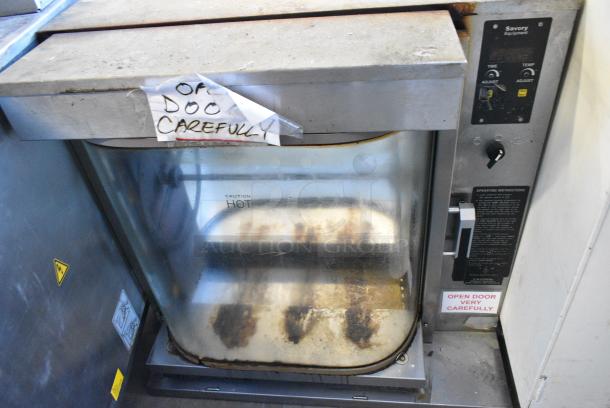 Savory Stainless Steel Commercial Electric Powered Rotisserie Oven. 208-240 Volts. - Image 4 of 5