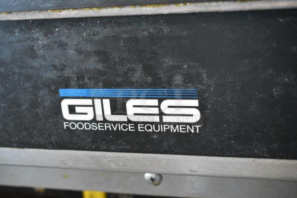 Giles EOF-10-10 Stainless Steel Commercial Floor Style Electric Powered 2 Bay Deep Fat Fryer on Commercial Casters. 480 Volts, 3 Phase. - Image 3 of 13