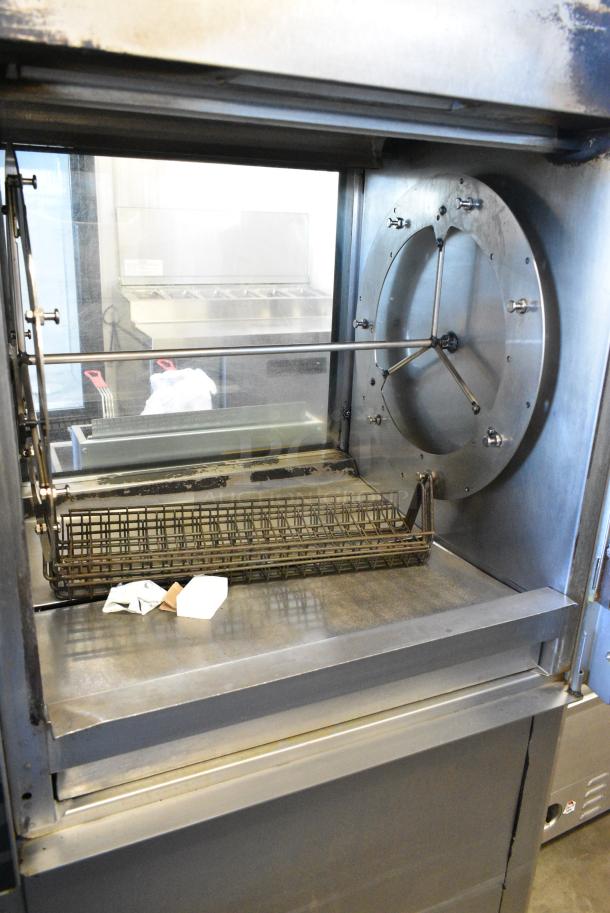 Fri-jado TDR7-P Stainless Steel Commercial Electric Powered Rotisserie Oven on Commercial Casters. 208 Volts, 3 Phase. - Image 5 of 6