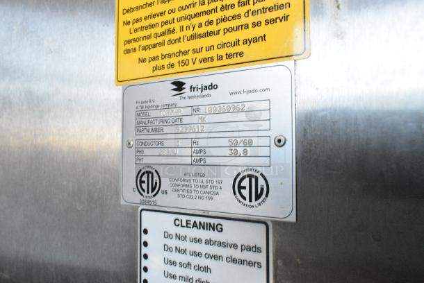 Fri-jado TDR7-P Stainless Steel Commercial Electric Powered Rotisserie Oven on Commercial Casters. 208 Volts, 3 Phase. - Image 6 of 6