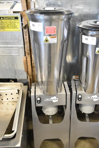 BRAND NEW SCRATCH AND DENT! AvaMix 92866TB Stainless Steel 6.6 Gallon Heavy-Duty Tilting Blender. 110 Volts, 1 Phase. Tested and Working!