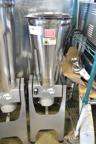 BRAND NEW SCRATCH AND DENT! AvaMix Stainless Steel 5 Gallon Heavy-Duty Tilting Blender. 110 Volts, 1 Phase. Tested and Working!