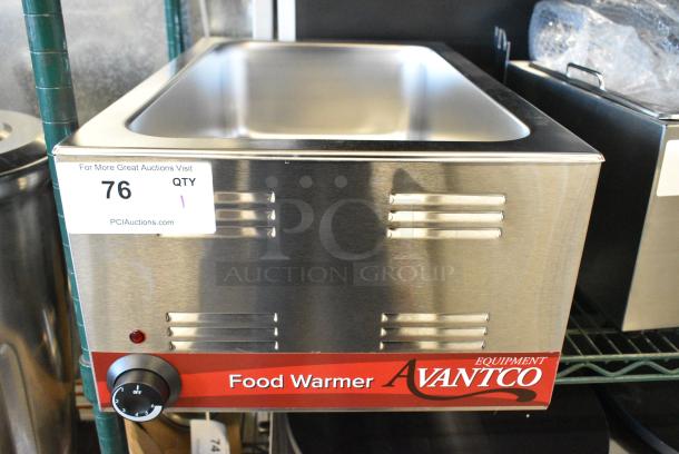 BRAND NEW SCRATCH AND DENT! 2024 Avantco 177W50 Electric Countertop Food Warmer. 120 Volts, 1 Phase. Tested and Working! - Image 1 of 5