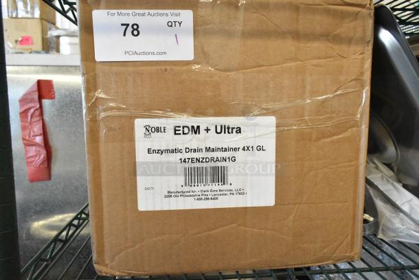 BRAND NEW SCRATCH AND DENT! 147ENZDRAIN1G Noble Eco EDM+ Ultra 1 Gallon Ready-to-Use Enzymatic Drain Maintainer - 4/Case - Image 1 of 2