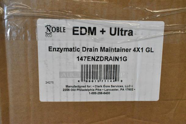 BRAND NEW SCRATCH AND DENT! 147ENZDRAIN1G Noble Eco EDM+ Ultra 1 Gallon Ready-to-Use Enzymatic Drain Maintainer - 4/Case - Image 2 of 2