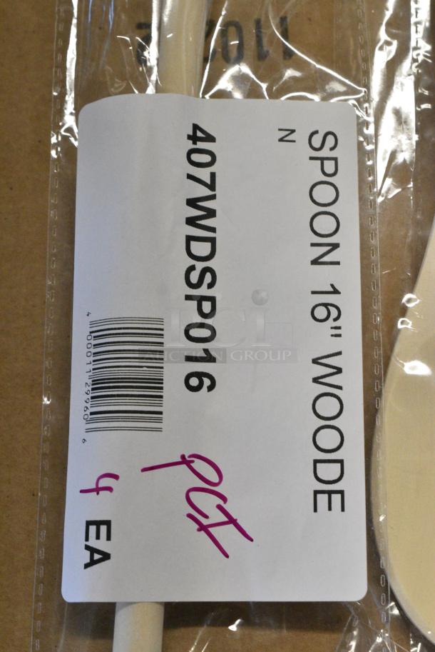8 BRAND NEW SCRATCH AND DENT! Items Including 2 407WDSP016 Thunder Group 16" Wooden Spoon, 4 407HHFINEGTR Choice 13" Stainless Steel Fine Handheld Grater with Non-Slip Black Handle. 8 Times Your Bid! - Image 4 of 7