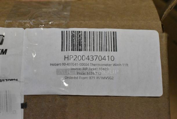 2 BRAND NEW SCRATCH AND DENT! Items Including 3 HP00291658 Hobart 00-291658 Plastic Guide and HP2004370410 Hobart 00-437041-00004 Thermometer Wash 11ft. 2 Times Your Bid! - Image 8 of 9