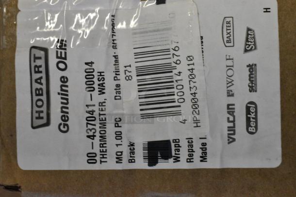 2 BRAND NEW SCRATCH AND DENT! Items Including 3 HP00291658 Hobart 00-291658 Plastic Guide and HP2004370410 Hobart 00-437041-00004 Thermometer Wash 11ft. 2 Times Your Bid! - Image 9 of 9