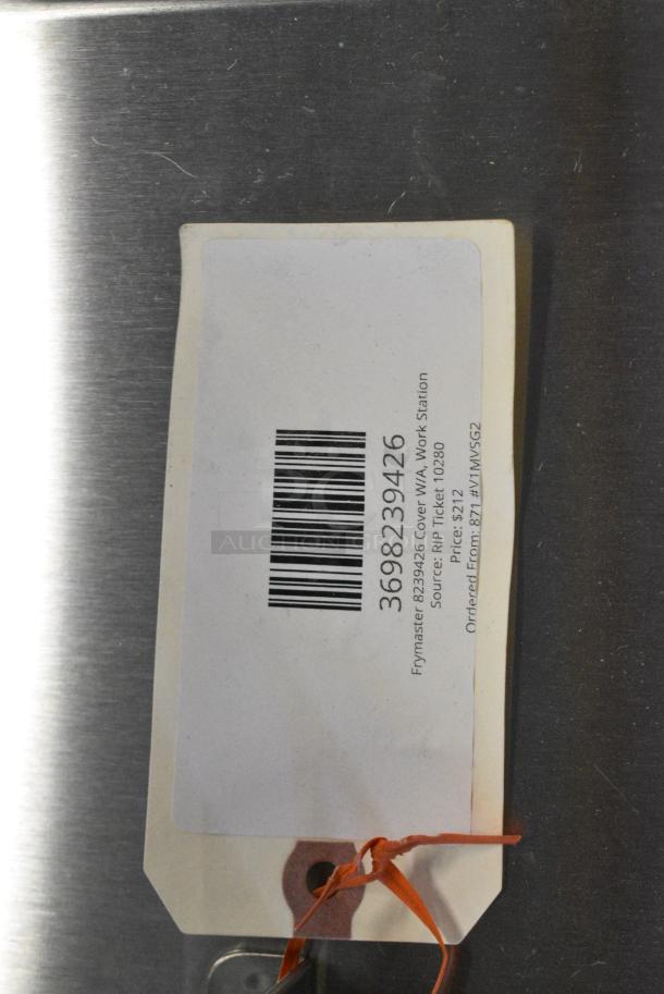 2 BRAND NEW SCRATCH AND DENT! Items Including 407CAP2H810 Choice 2 Hole Steam Table Adapter Plate with 8 3/8" Holes - for 7 Qt. Insets and 3698239426 Frymaster 8239426 Cover W/A, Work Station. 2 Times Your Bid! - Image 6 of 6