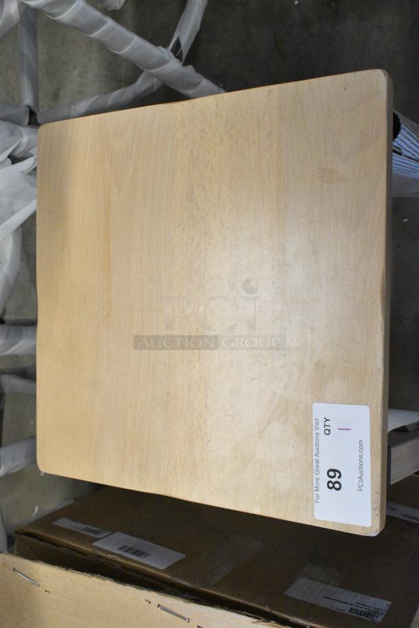 BRAND NEW SCRATCH AND DENT! Wooden Stool. - Image 2 of 2