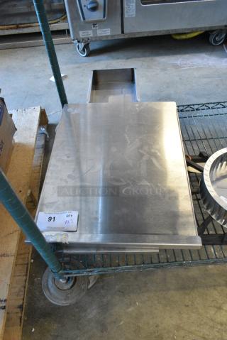 2 BRAND NEW SCRATCH AND DENT! Items Including 901661500001 Vulcan 00-976615-00001 Fry Tank Cover for EF3, EF4, LG300, and LG400 Series, HP0049808200 Vulcan 00-498082-0000A Grease Can Weldment. 2 Times Your Bid!