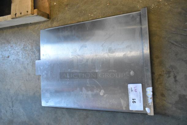 2 BRAND NEW SCRATCH AND DENT! Items Including 901661500001 Vulcan 00-976615-00001 Fry Tank Cover for EF3, EF4, LG300, and LG400 Series, HP0049808200 Vulcan 00-498082-0000A Grease Can Weldment. 2 Times Your Bid! - Image 3 of 5