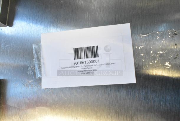 2 BRAND NEW SCRATCH AND DENT! Items Including 901661500001 Vulcan 00-976615-00001 Fry Tank Cover for EF3, EF4, LG300, and LG400 Series, HP0049808200 Vulcan 00-498082-0000A Grease Can Weldment. 2 Times Your Bid! - Image 4 of 5