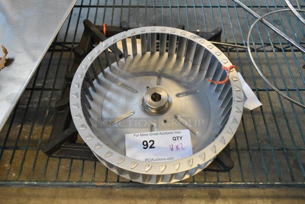 2 BRAND NEW SCRATCH AND DENT! Items Including HP0041578000 Vulcan 00-415780-00003 Wheel, HP0042165200 Vulcan 00-421652-00001 Grate, 12" Square. 2 Times Your Bid! - Image 1 of 5