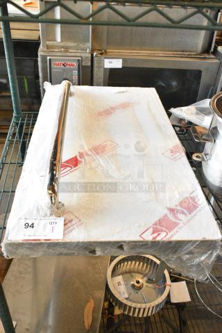 BRAND NEW SCRATCH AND DENT! Stainless Steel Door.