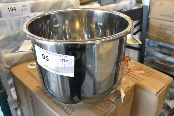 BRAND NEW SCRATCH AND DENT! 425BOWLEMM10 Ecoline by Hobart BOWL-EMM10 10 Qt. Stainless Steel Mixing Bowl for EMM10-1STD - Image 2 of 4