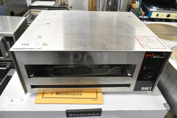 2021 Wisco 561A Stainless Steel Commercial Electric Powered Snack Oven / Pizza Oven. 120 Volts, 1 Phase. Tested and Working! - Image 1 of 5