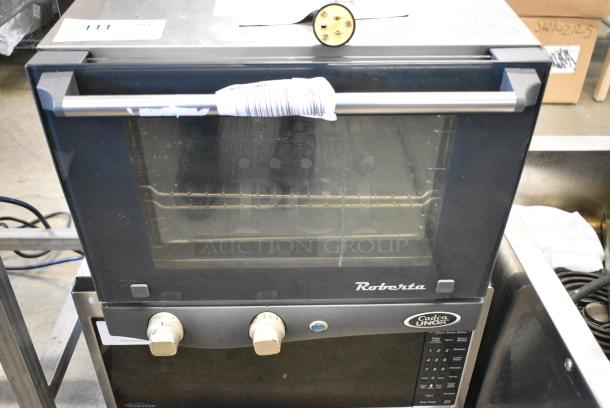 Cadco Unox Roberta XAF003 Stainless Steel Commercial Countertop Electric Powered Convection Oven. 120 Volts, 1 Phase. Tested and Does Not Power On - Image 1 of 6