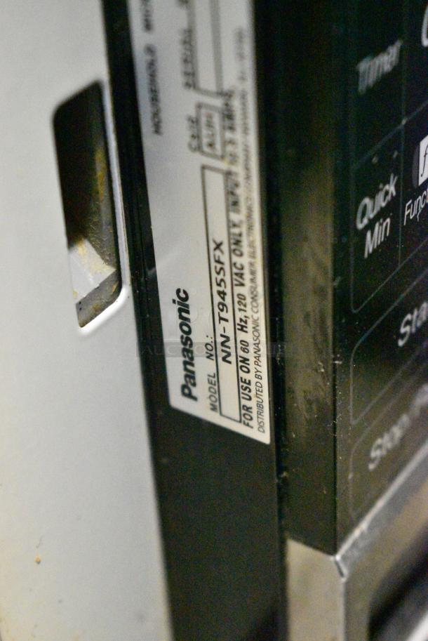 2017 Panasonic NN-T945SFX Stainless Steel Countertop Microwave Oven. 120 Volts, 1 Phase. - Image 7 of 10