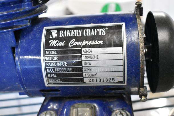 Bakery Crafts AB-C4 Metal Commercial Mini Compressor. 110 Volts, 1 Phase. - Image 4 of 4