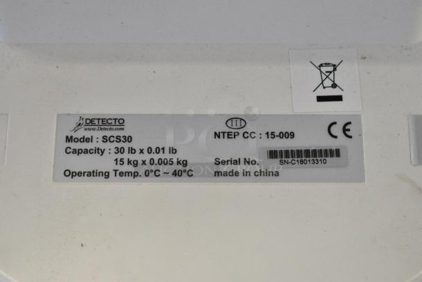 3 Detecto SCS30 Hanging Scale. 3 Times Your Bid! - Image 6 of 6