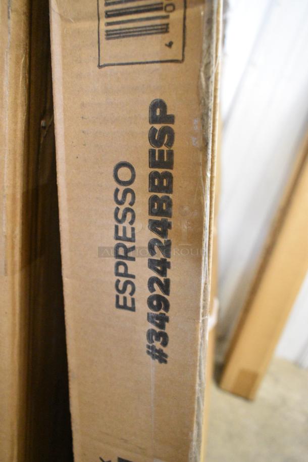 4 BRAND NEW SCRATCH AND DENT! Lancaster Table & Seating 3492424BBESP 24" x 24" Wood Butcher Block Table Top with Espresso Finish. 4 Times Your Bid! - Image 4 of 4