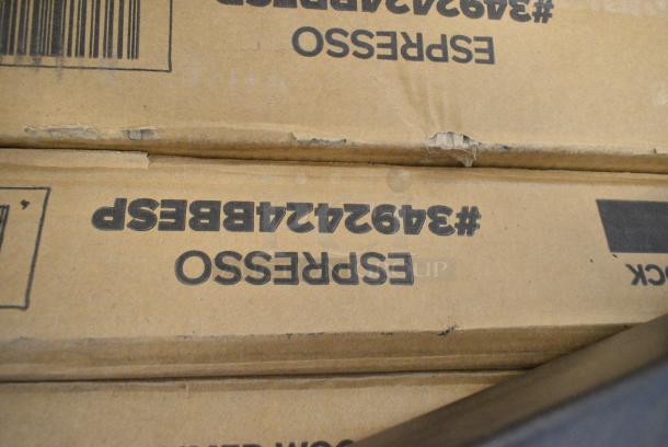 5 BRAND NEW SCRATCH AND DENT! Lancaster Table & Seating 3492424BBESP 24" x 24" Wood Butcher Block Table Top with Espresso Finish. 5 Times Your Bid! - Image 4 of 4