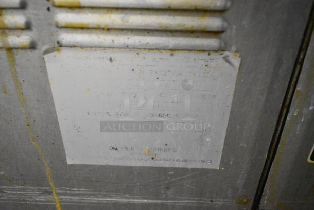 Giles EOF-20W Stainless Steel Commercial Electric Powered 3 Bay Deep Fat Fryer w/ Dumping Station on Commercial Casters. 480 Volts, 3 Phase. - Image 13 of 14