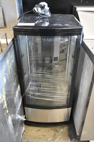 Maxx Cold MECR-32D Stainless Steel Commercial Countertop Merchandiser Display Case. 110-120 Volts, 1 Phase. Tested and Working!