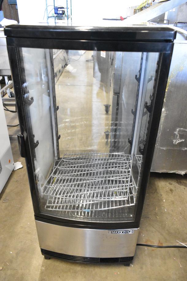 Maxx Cold MECR-32D Stainless Steel Commercial Countertop Merchandiser Display Case. 110-120 Volts, 1 Phase. Tested and Working! - Image 3 of 5