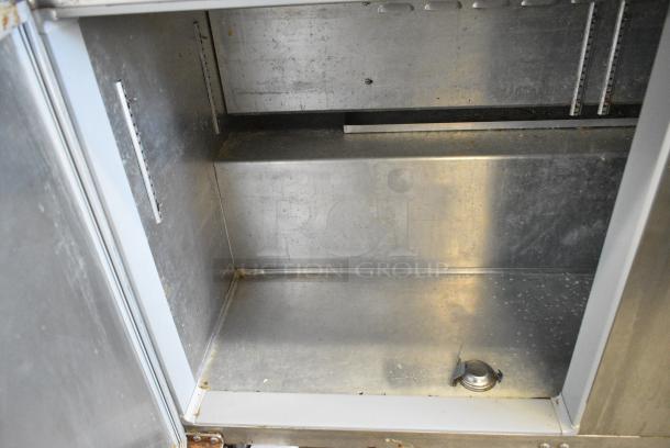 Continental SW60-12 Stainless Steel Commercial Sandwich Salad Prep Table Bain Marie Mega Top on Commercial Casters. 115 Volts, 1 Phase. Tested and Working! - Image 5 of 7