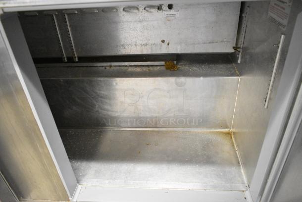 Continental SW60-12 Stainless Steel Commercial Sandwich Salad Prep Table Bain Marie Mega Top on Commercial Casters. 115 Volts, 1 Phase. Tested and Working! - Image 6 of 7