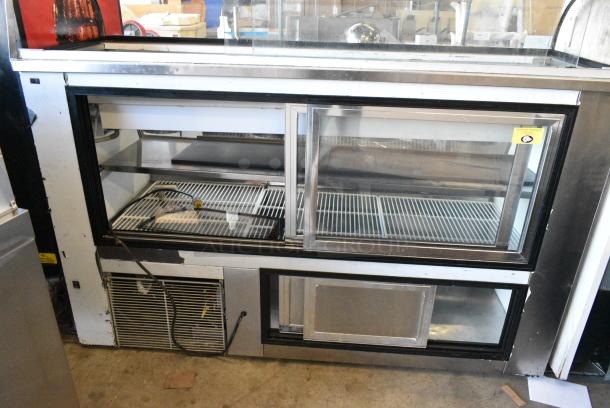 2017 Leader SDL72 S/C Stainless Steel Commercial Floor Style Deli Display Case Merchandiser. 115 Volts, 1 Phase. Cannot Test Due To Cut Power Cord - Image 4 of 8